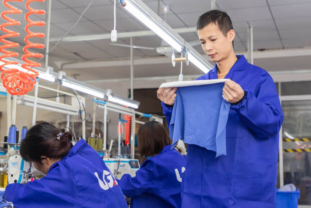 Workout Clothing Raw Material Inspection