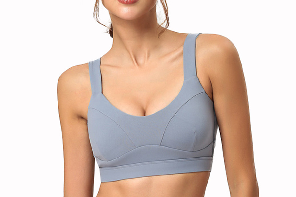 Blue Women Gym Clothing Sports Bras 12
