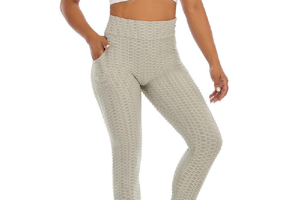 White Women's Workout Side Clothing Yoga Leggings Side