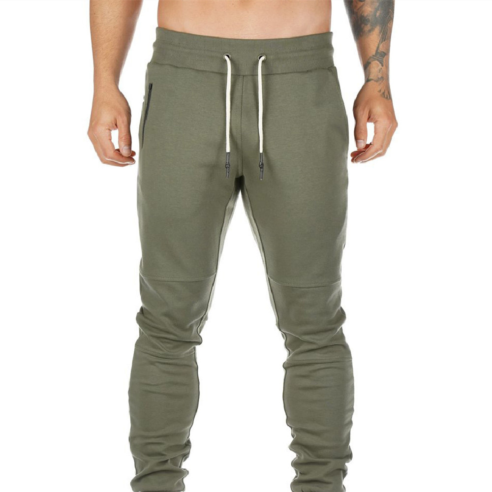 Green Men's Workout Clothing Workout Pants