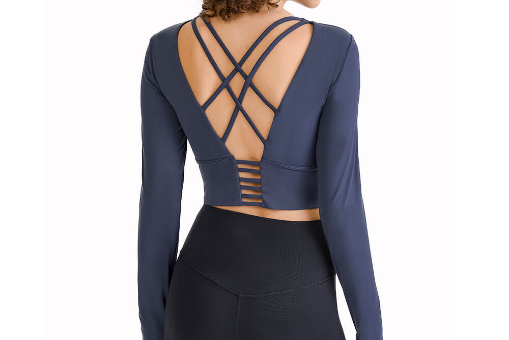 Long sleeve yoga t shirt 2