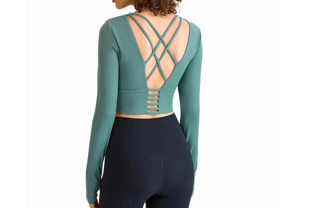Long sleeve yoga t shirt 4