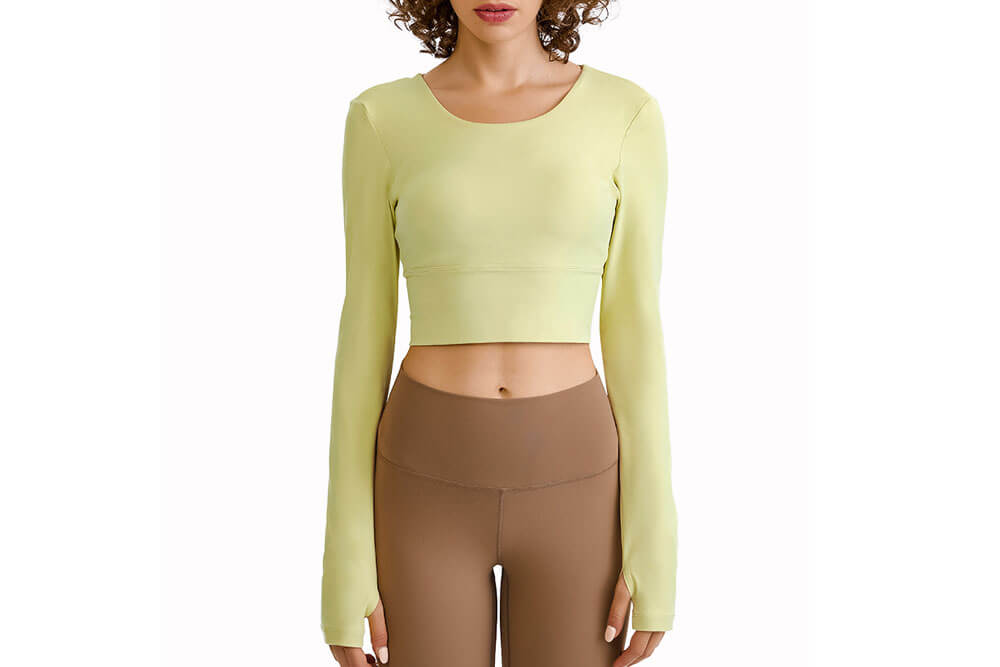Long sleeve yoga t shirt 5