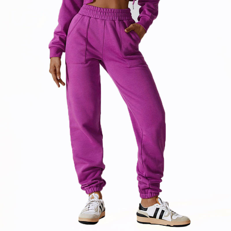 CRZ YOGA, Feathery-Fit Drawstring Jogger with Pockets, Mauve, dusty purple