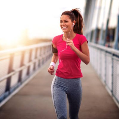 Woman Running Outdoor